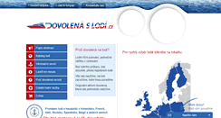 Desktop Screenshot of dovolenaslodi.cz