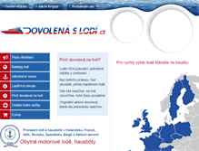 Tablet Screenshot of dovolenaslodi.cz